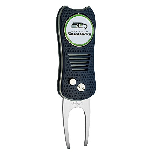 Team Golf NFL Seattle Seahawks Switchblade Divot Tool with Ball Marker - Picture 1 of 1