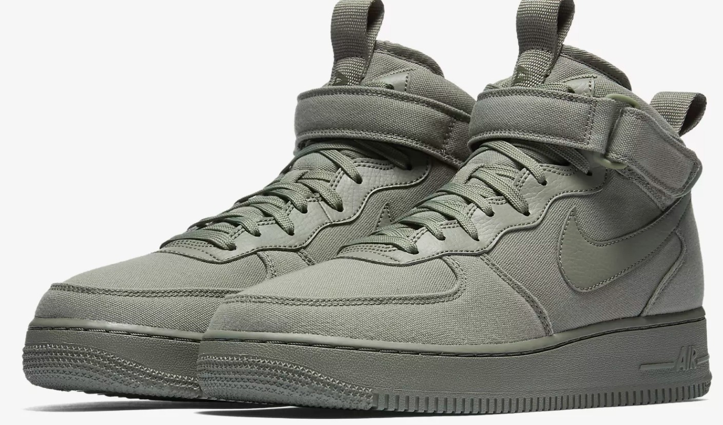 NIKE AIR FORCE AF 1 Mid '07 CANVAS MEN'S LIFESTYLE SNEAKER NIKE AIR FORCE AF 1 Mid '07 CANVAS MEN'S LIFESTYLE SNEAKER