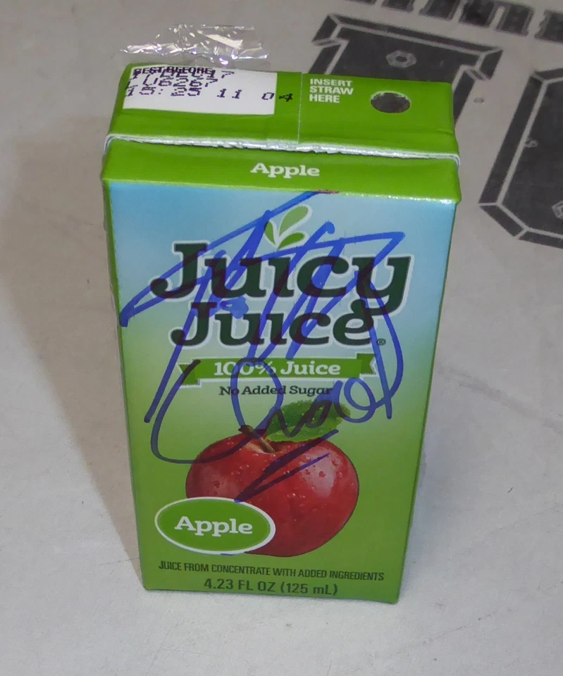 Tito Ortiz Chael Sonnen Signed Juice Box BAS COA UFC Bellator ESPN Steroid Joke - Image 2 of 4