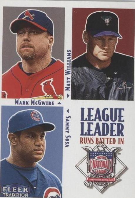 2000 Fleer Tradition - Mark McGwire Matt Williams Sammy Sosa #4 - 1 of 1