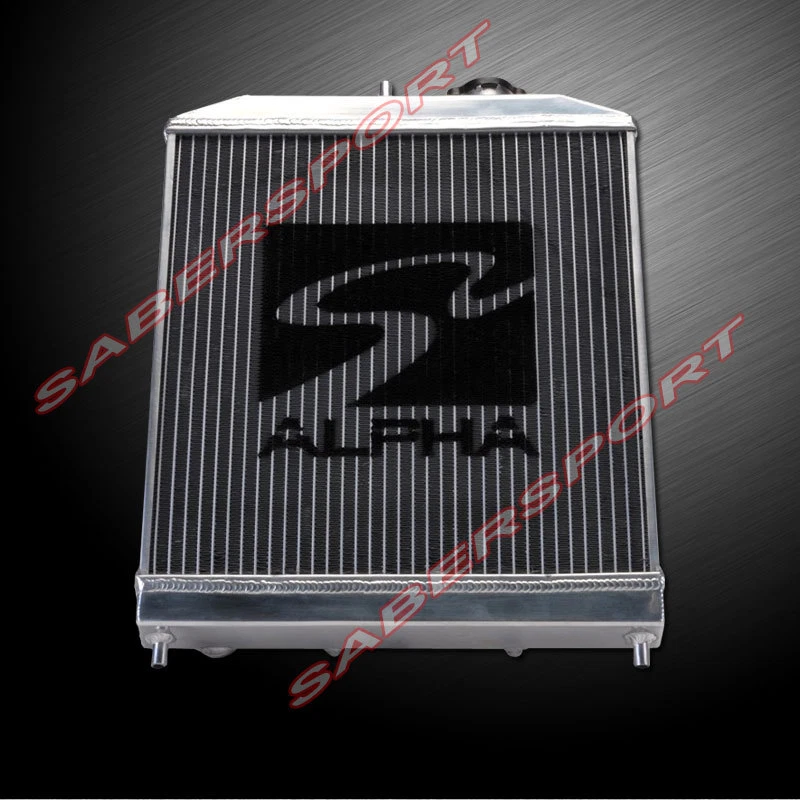 Radiador Skunk2 Racing serie Alpha tamaño medio para Honda Civic M/T 1992-2000  Foto 2 de 4