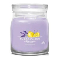 Yankee Candle Candela Profumata Signature Jar Media Lemon Lavander Giara