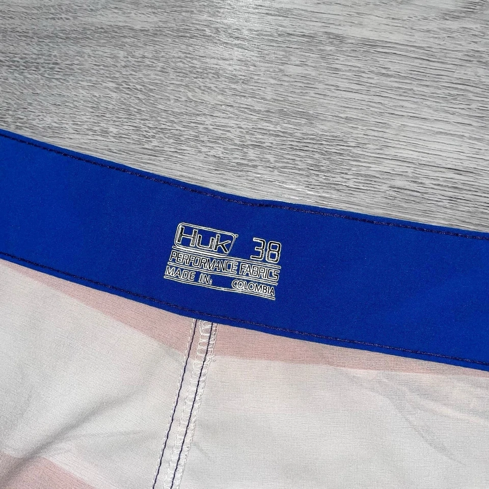 Pantalones Cortos Huk Board Para Hombre 38 Bañador Carga Bolsillo Rendimiento Pesca Exterior Foto 3 de 4