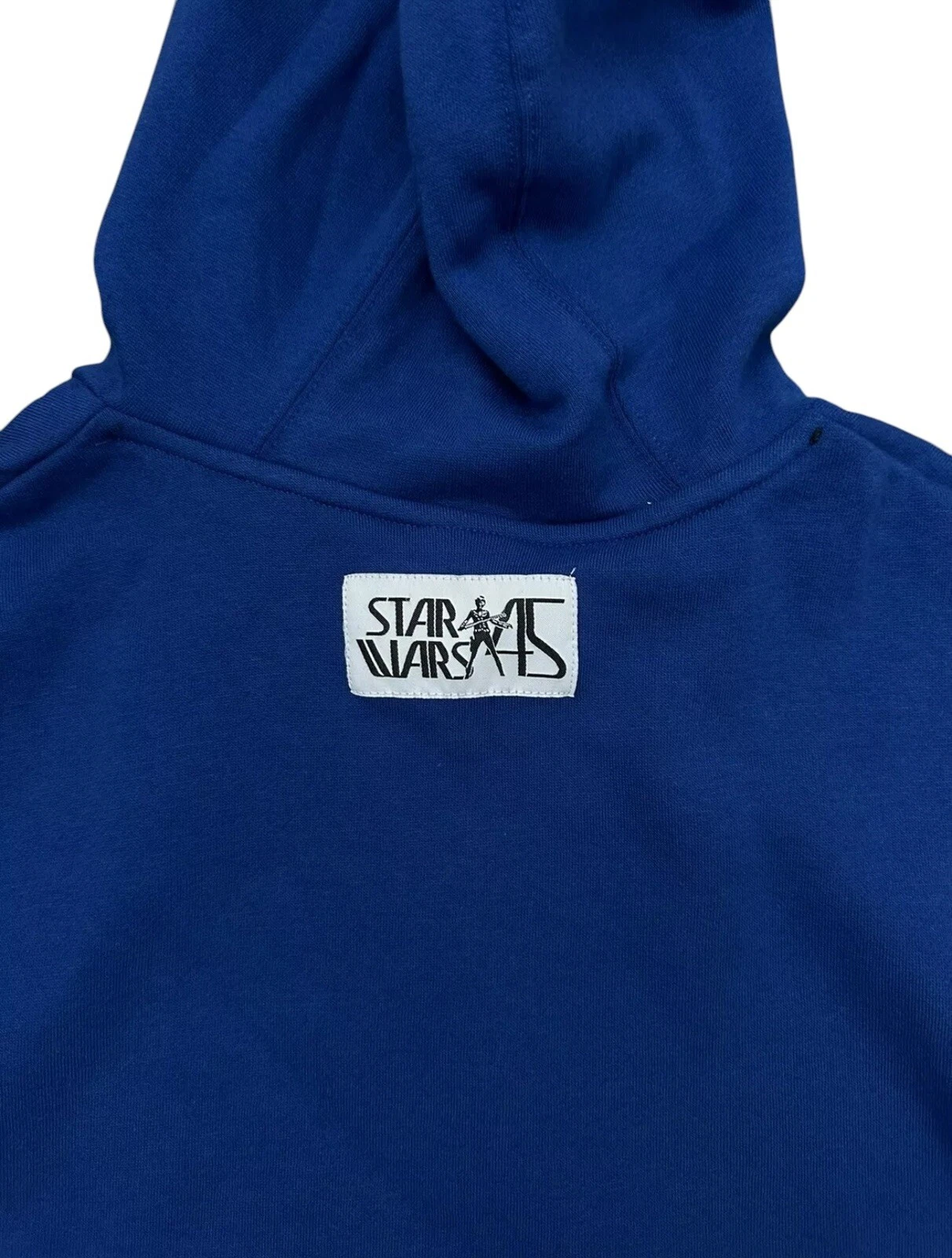 VETEMENTS Felpa con cappuccio Disney Parks Star Wars Darth Vader blu servizi di sicurezza taglia S