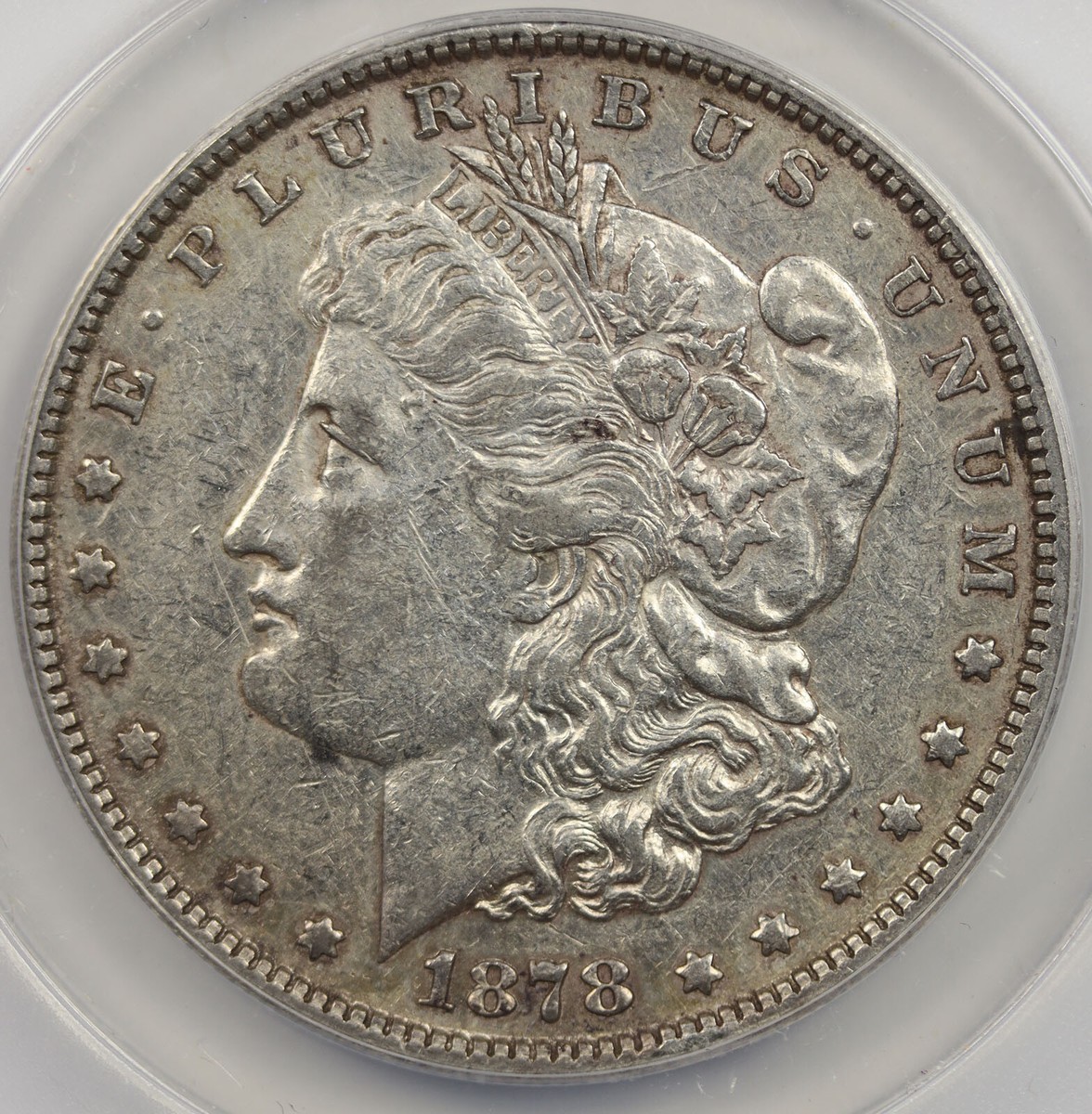 1878 7TF Morgan Dollar $1 XF EF 45 Details ANACS | eBay