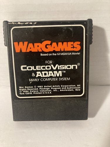 WarGames, Colecovision, Coleco 1984, Cartridge Only, Tested - Works - Picture 1 of 3