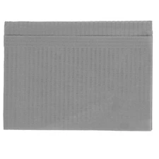 House Brand Dentistry 109218 Patient Bibs 2+1 Ply 13" X 18" Silver Gray 500/Pk