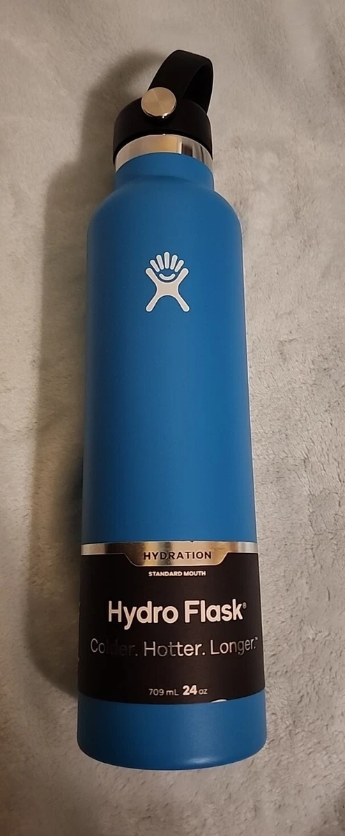 Brand New Hydro Flask Standard Mouth Bottle 24 oz Color Pacific Blue