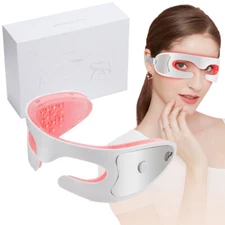 LED Red Light Therapy Eye Massager Device for Anti-Aging,Dark Circles & Wrinkles