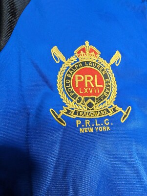 Polo Ralph Lauren Track Jacket Big Pony Embroidered Crest USA Sz