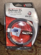 Targus Defcon CL Laptop Security Combo Combination Cable Lock PA410U New in Pkg