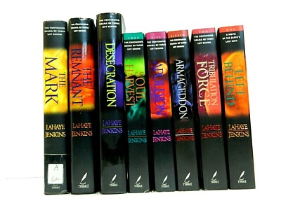 The Left Behind Series Volumes 1,2,4,5,8,9,10,11 by LaHaye/Jenkins Lot of 8