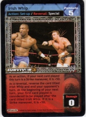 WWE: Irish Whip (SS3) [Played] card type Actions Raw Deal Wrestling WWF ...
