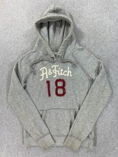 Abercrombie  Fitch Stitched Hoodie Sweatshirt Women's Large Gray