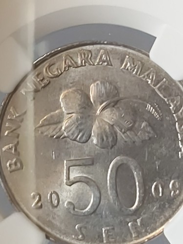 2009 50sen error DDR graded by NGC63 - Picture 3 of 5