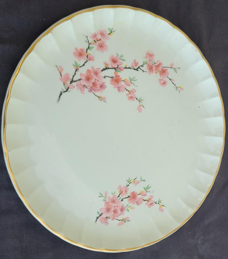 Vintage W.S. George China Dinner Plate – Bolero Peach Blossom