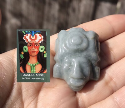 Dije Rostro Rey Maya Jade Manzano Original De Guatemala