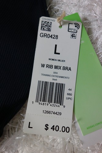 Adidas Training Aeroready Sports Bra size L NWT (New with Tags ) - Picture 5 of 6