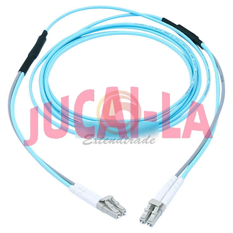 New 60M 10G OM3 Armored Cable Fiber Patch Cord LC to LC 3.0mm MM 50/125 Duplex - Image 4 of 4