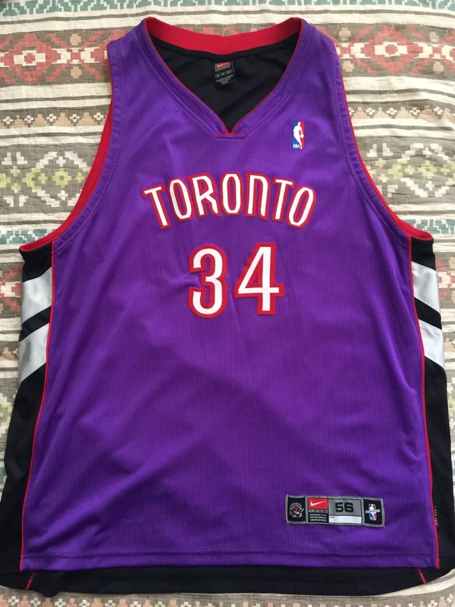 Vintage NIKE Authentic TORONTO RAPTORS Jersey Size 44 RARE Hakeem