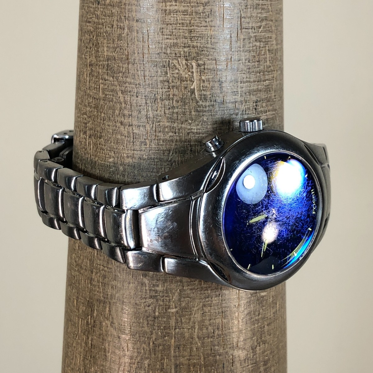 Fossil Women JR-8624 Big Tic Blue Dial Matrix 32mm Quartz Fossil Women JR-8624 Big Tic Blue Dial Matrix 32mm Quartz