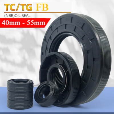 TG/TC/FB Oil Seal Rotary Shaft Seal NBR Nitrile Double Lip With Spring Steel