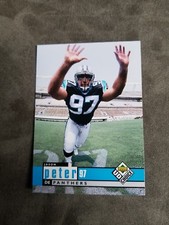 1998 UD Choice Football Card #308 Jason Peter (Panthers)