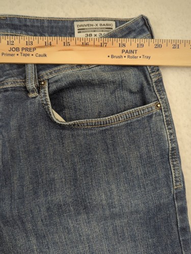 David Buffalo Bitton Men's Jeans Driven-X Basic Straight Relaxed Baggy 38x29 - Picture 3 of 13