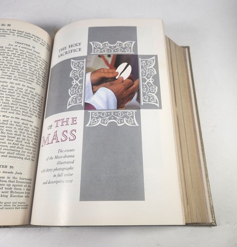 Vintage Catholic Holy Bible Parish Edition 1968 Religious Book - Picture 14 of 19
