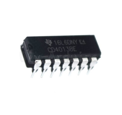 25PCS CD4013BE Integrated Circuit Dual D-Type Flip Flop DIP-14 Module
