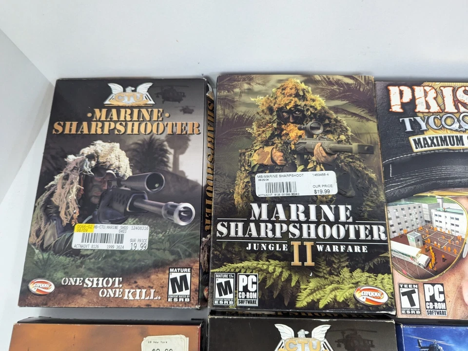 Lot Of 8 PC Military Shooter RPG FPS Games Medium Boxes Some With Manuals L12 - Image 2 of 4