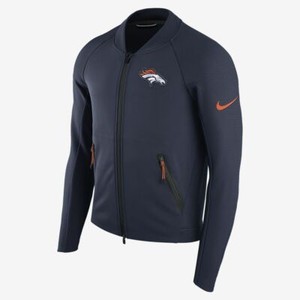Nike Denver Broncos Therma Sideline Coaches Jacket Navy Men's XL-3XL $180 852897 | eBay