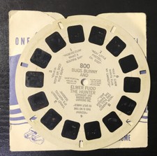 Vintage Sawyer Viewmaster Reel 800 Bugs Bunny Elmer Fudd The Hunter VG
