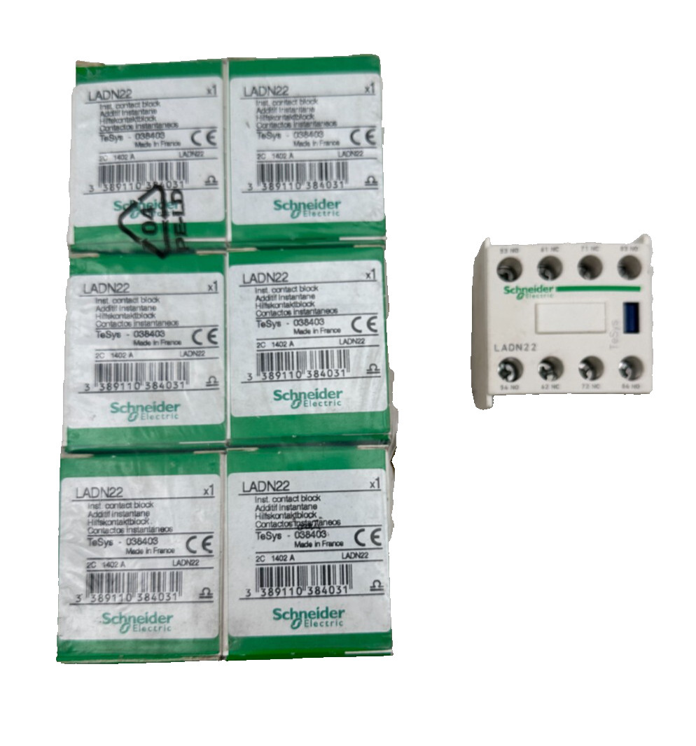 LADN22 Schneider Electric additif instantané 6pc pour étendre les contacts