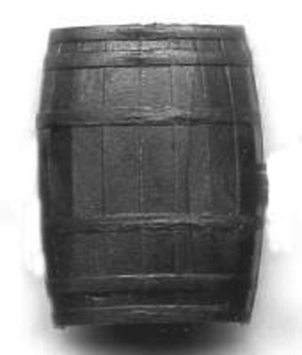 WOODEN BARRELS HO Scale Model Railroad Unpainted Plastic Detail Part GL5217