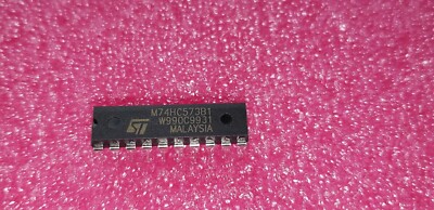 10 PCS STM M74HC573B1R IC 74HC CMOS 74HC573 DIP20 6V