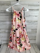 VINCE CAMUTO Women's VCOM1262 bsh Light Pink Floral Dress Size 2