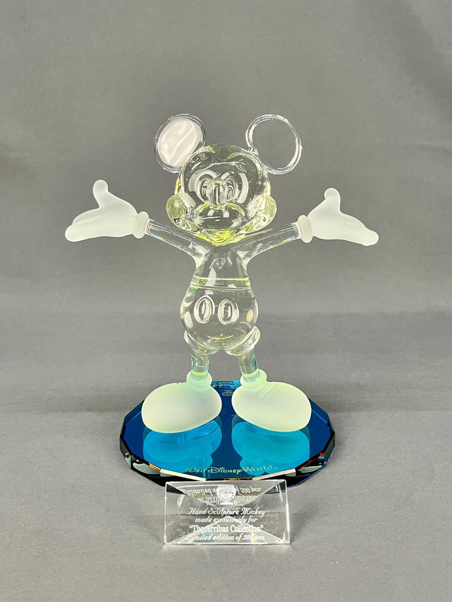 Disney Arribas MICKEY MOUSE Large Crystal Sculpture Ltd Ed 9