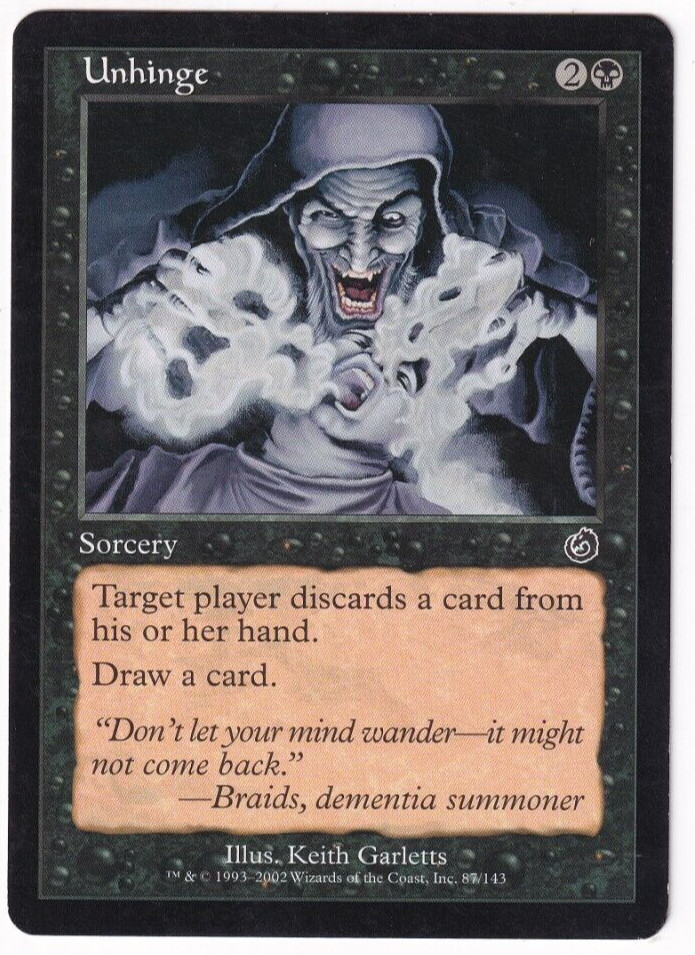 Unhinge Torment #87 Magic The Gathering 2002 MTG Single