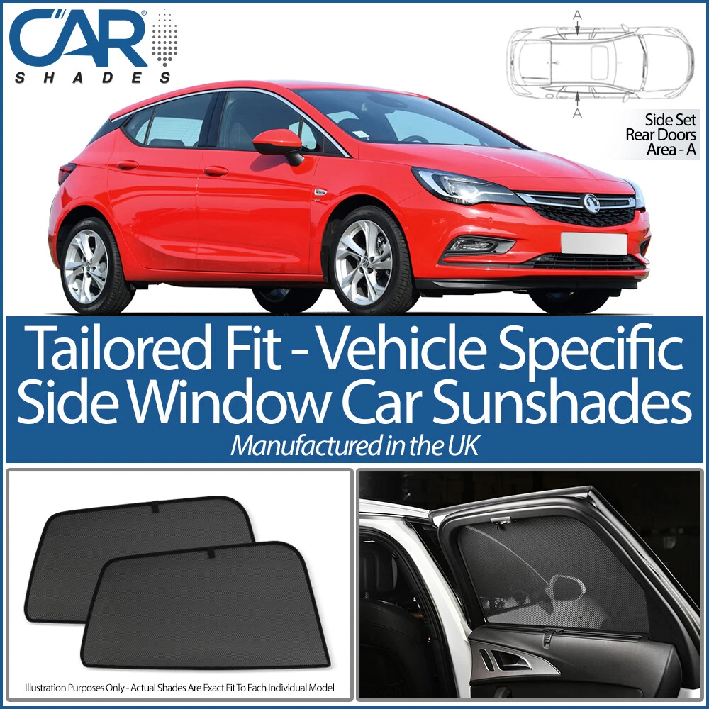 VAUXHALL ASTRA ESTATE 16 CAR SHADES UK TAILORED UV SIDE WINDOW