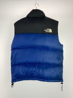THE NORTH FACE Down Vest M Nylon Blue NF002YO Used | eBay 