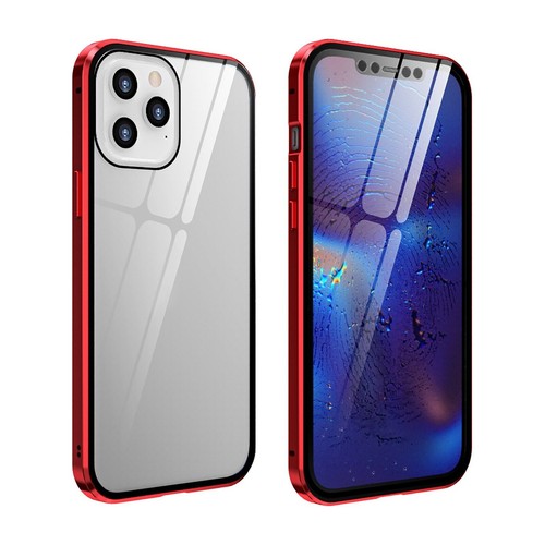 For iPhone 12 Pro MAX Mini 360 Full Body Magnetic Case Front Back Tempered Glass - Picture 12 of 23