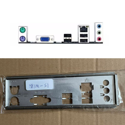 FOR GIGABYTE H81M-S1 1PCS IO I/O SHIELD Back Plate BackPlate