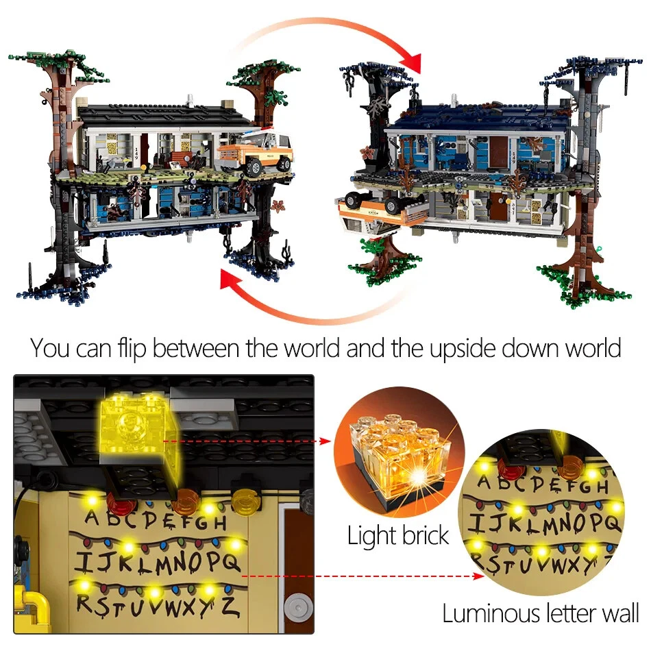 New, Stranger Things - The Upside Down brick set,  2,287 pcs Unbranded Bricks - Image 4 of 4