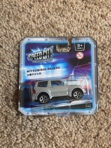 Speed City Mitsubishi Pajero Silver *NEW* Licensed Japanese Cars *USA SELLER*