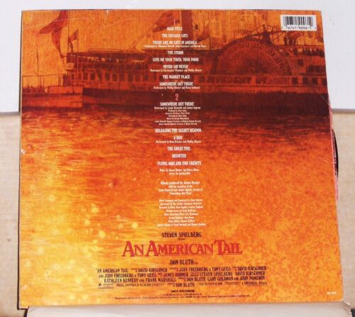 An American Tail - Motion Picture Soundtrack James Horner Vinyl LP Record Album - Picture 2 of 2