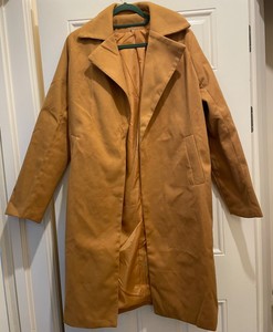 camel fitted coat uk