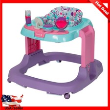 Baby Walkers Activities W/ Padded Seat Detachable Toy Bar Adjustable Height New