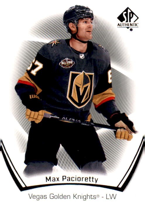 2021-2022 SP Authentic Hockey #68 Max Pacioretty Vegas Golden Knights