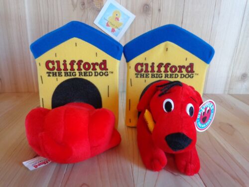 Clifford Peluche Book Ends The Big Red Dog House 2003 Novela Juguete Escolástico - Imagen 2 de 9